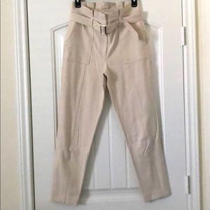 WHBM High Waisted, Tapered Ankle Pant